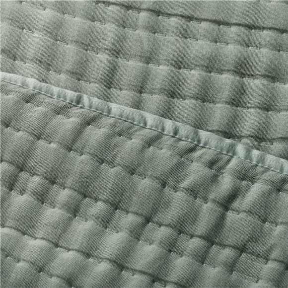 NWT King Lyocell Cotton Blend Coverlet Sage Green - Casaluna - Picture 3 of 5